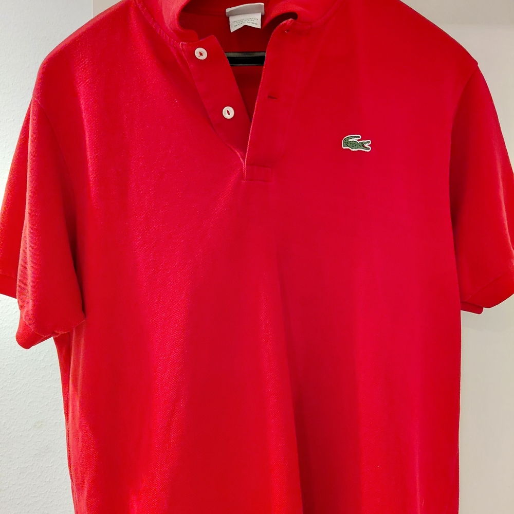 Lacoste Men's Red Polo Shirt